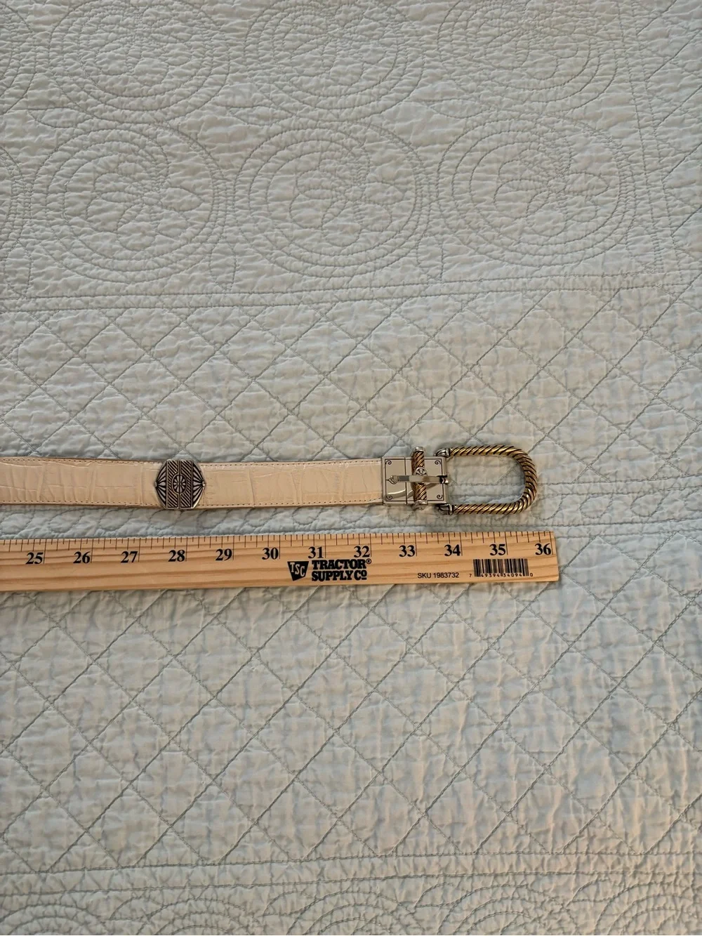 Brighton reversible leather belt.